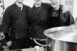 Doshin, Zentetsu, Komyo a konyhában - a főszakács team