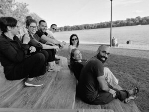 Fagyizás után Verőcén