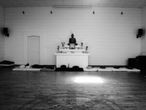 a meditációs terem