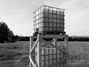 IBC állvány a csepegtatőhöz